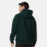 Men Green Hooded Sweatshirt