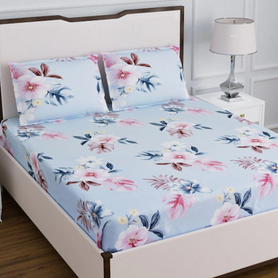 https://retrofashionzs.com/products/blue-pink-floral-glazed-cotton-220-tc-king-bedsheet-with-2-pillow-covers