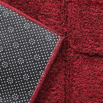 Pack Of 3 Maroon Textured Velvet Anti-Skid Doormat