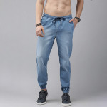 Men Blue Stretchable Jogger Jeans