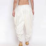 Men White Solid Dhoti