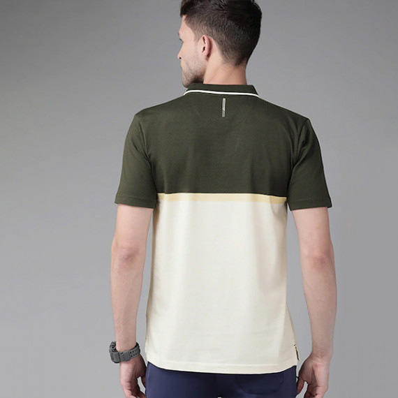 https://retrofashionzs.com/products/men-olive-green-yellow-colourblocked-polo-collar-active-fit-t-shirt