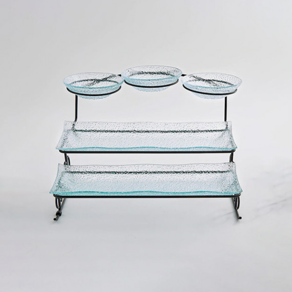 https://retrofashionzs.com/products/6-pcs-transparent-glass-set-of-3-tier-serving-platter-set-with-iron-stand