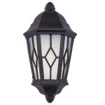 Black Venetian Small Outdoor Wall Light