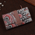 Women Pink & White Floral Printed PU Two Fold Wallet