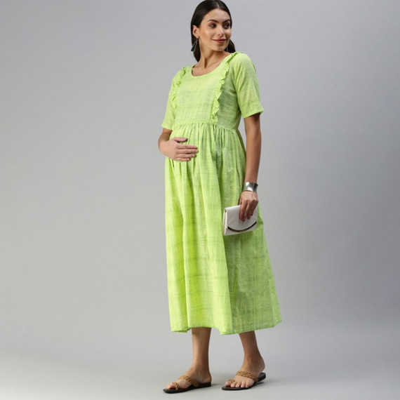 https://retrofashionzs.com/products/lime-green-woven-design-handloom-maternity-a-line-midi-dress